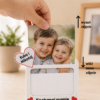 Ramka biała 10x10 cm 03 Personalizowana ramka na zdjęcie 10 × 10 cm 3w1 - BIAŁA